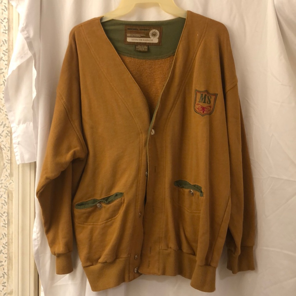 EUC Sweatshirt jacket size medium. Michel Sport